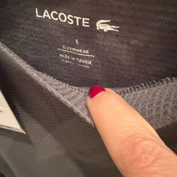 Lacoste Gray Men's Shirt - Picture 3 of 3